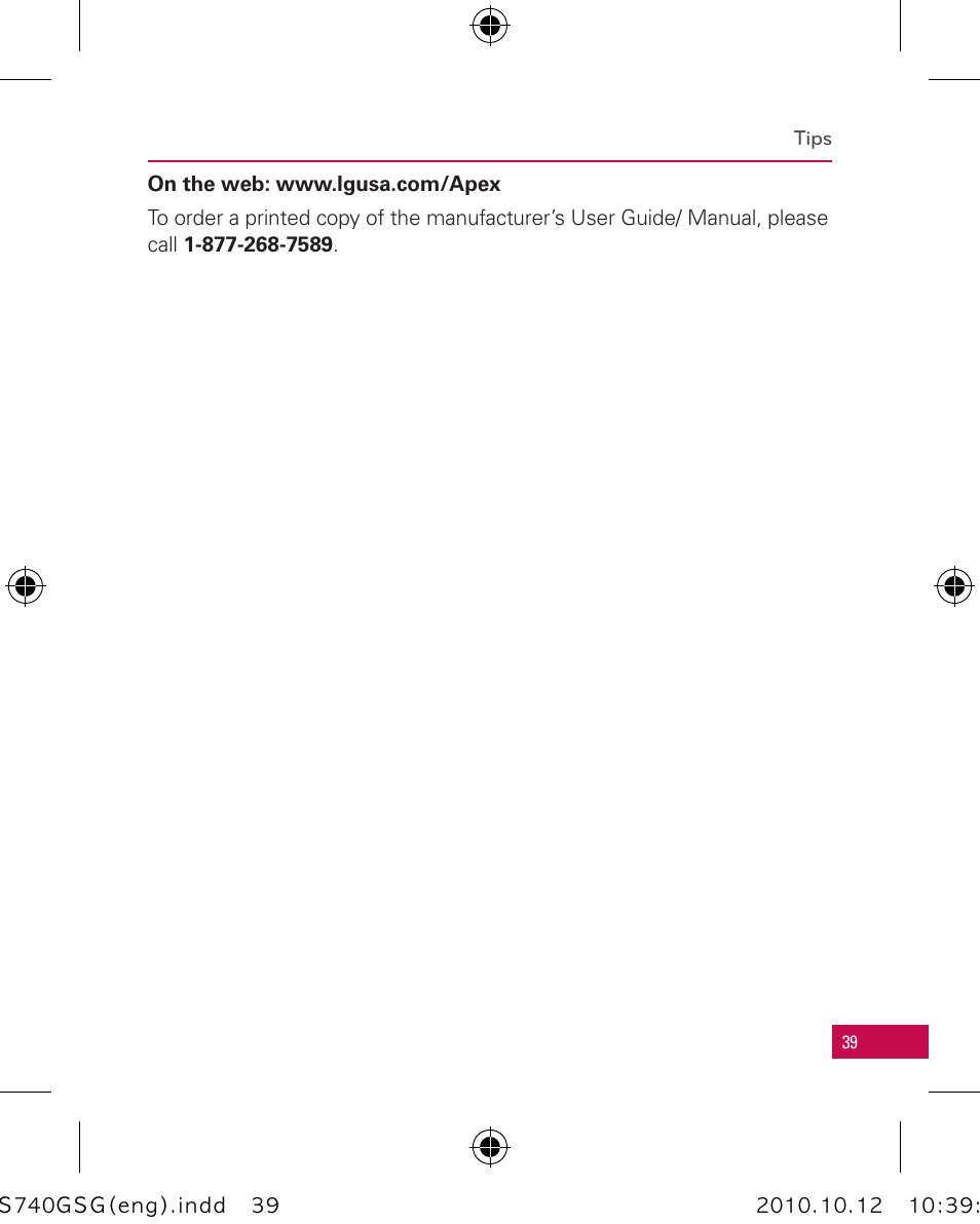 LG Apex User Manual | Page 42 / 80