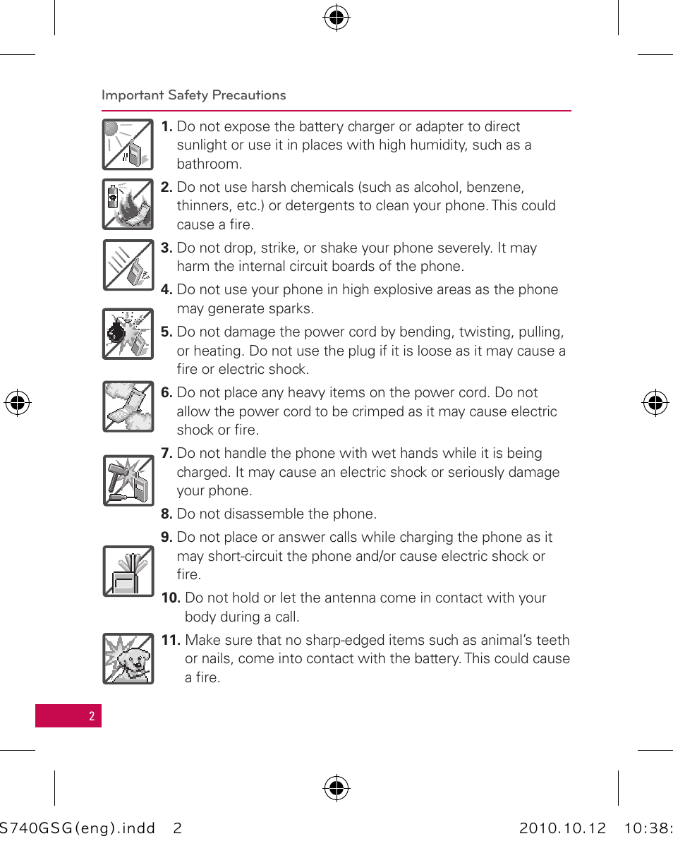 LG Apex User Manual | Page 5 / 80