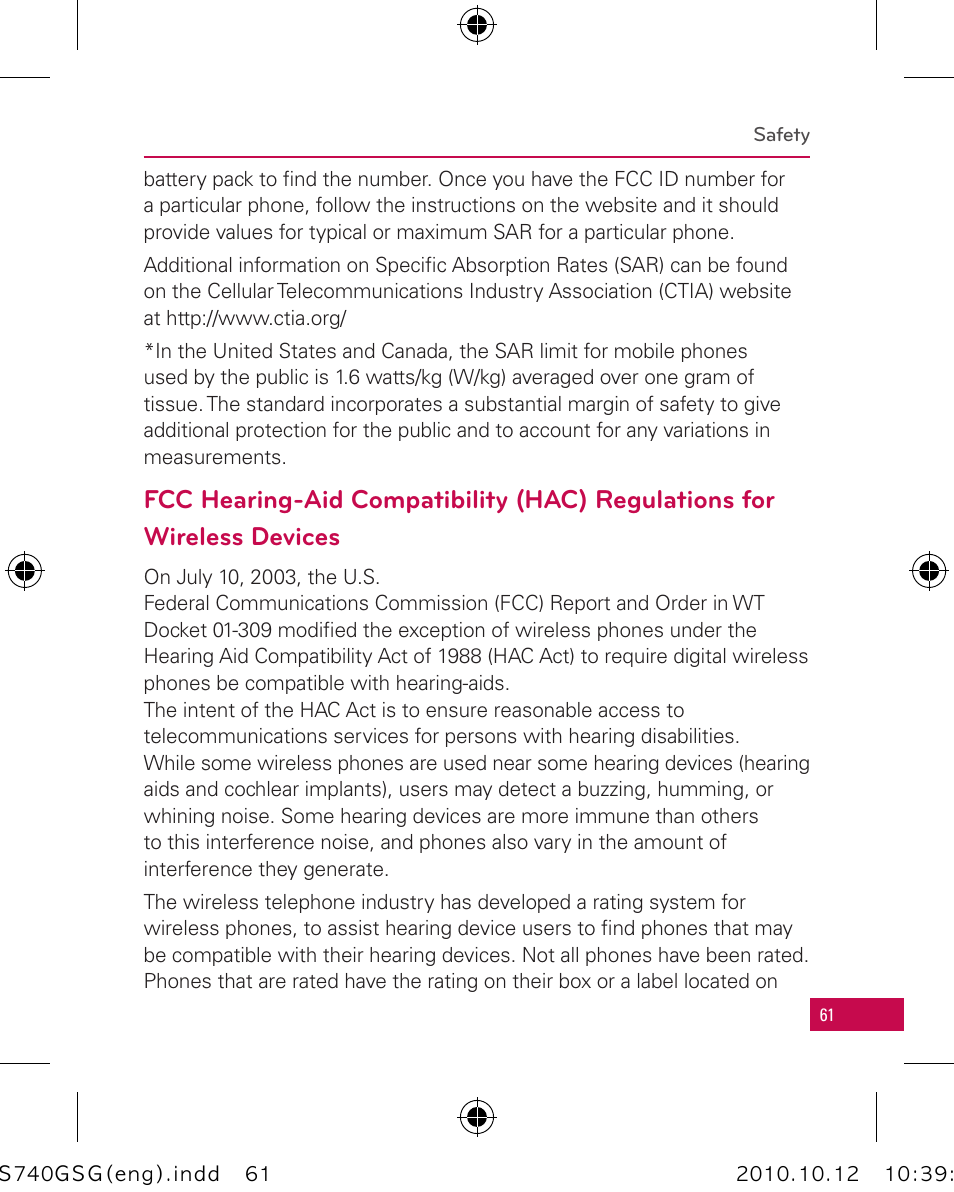 LG Apex User Manual | Page 64 / 80