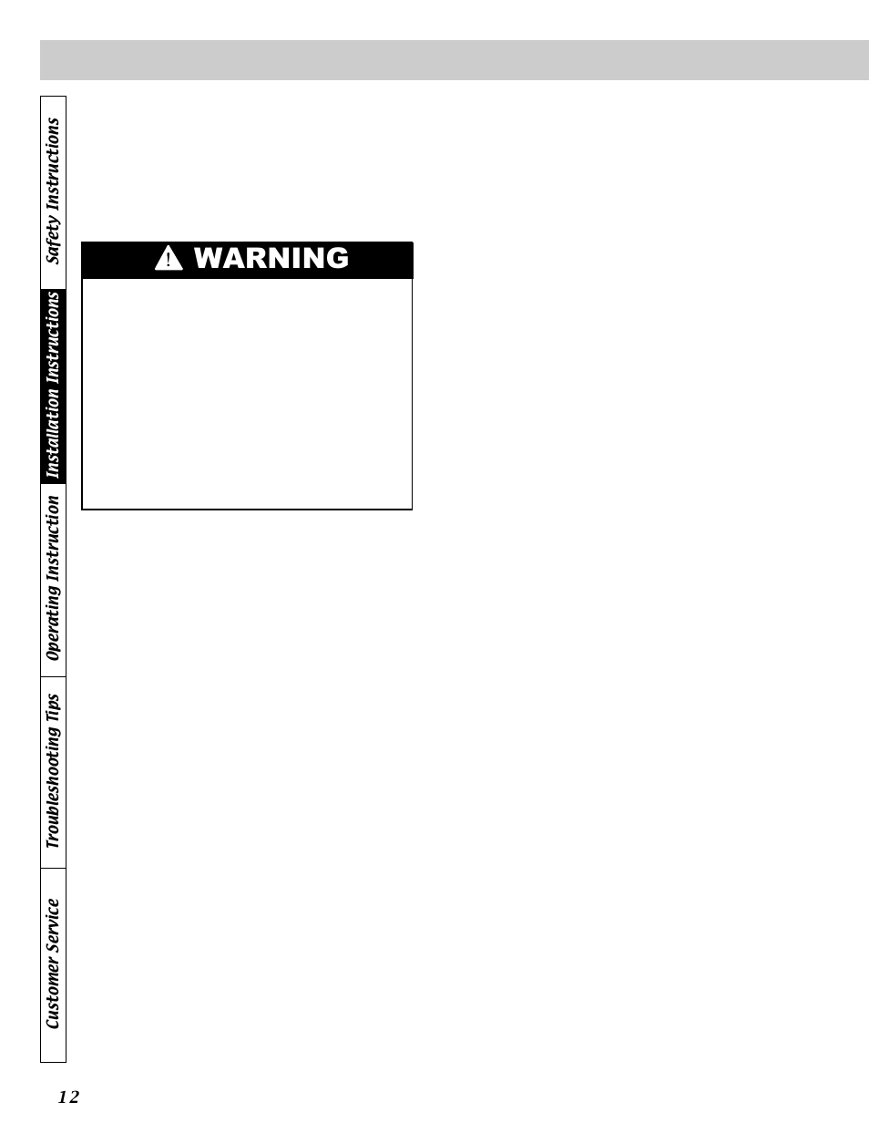 Warning, Electrical requirements - electrical dryer | LG DLE5911W User Manual | Page 12 / 32