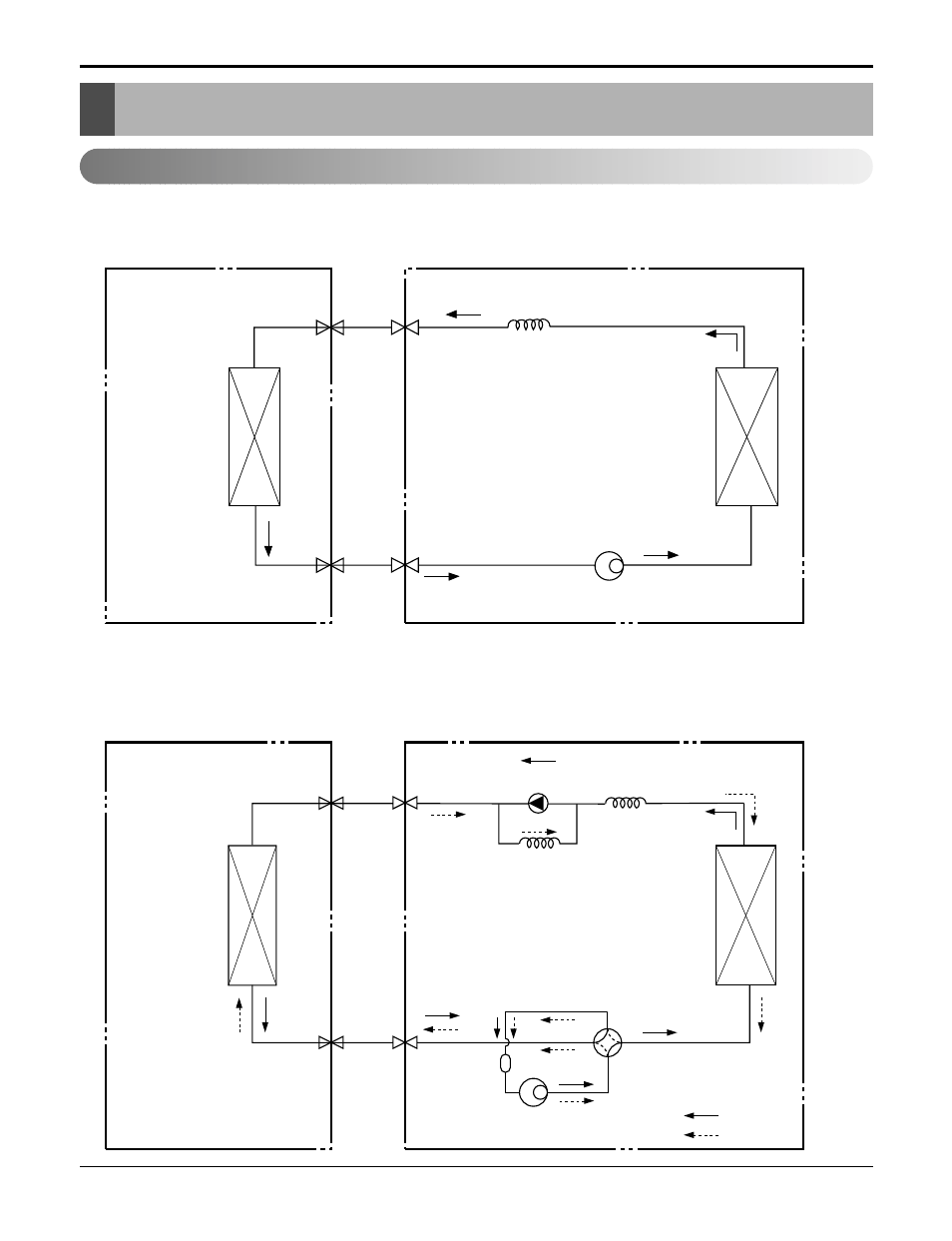 Troubleshooting guide, Refrigeration cycle diagram, 1) cooling only models | 2) cooling & heating models | LG LS090CP(AS-C0914DH0) User Manual | Page 44 / 80