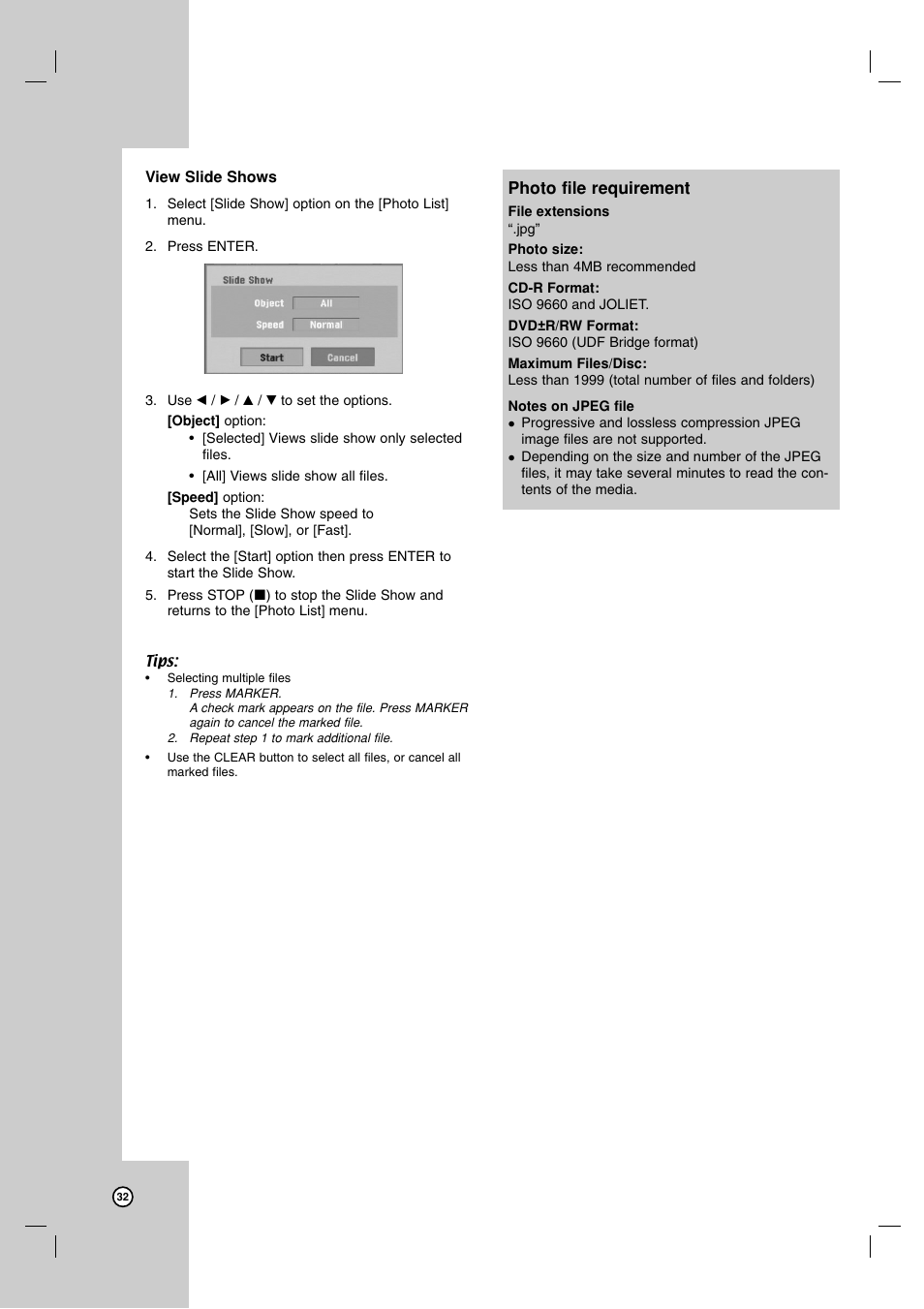 LG RC700N User Manual | Page 32 / 55