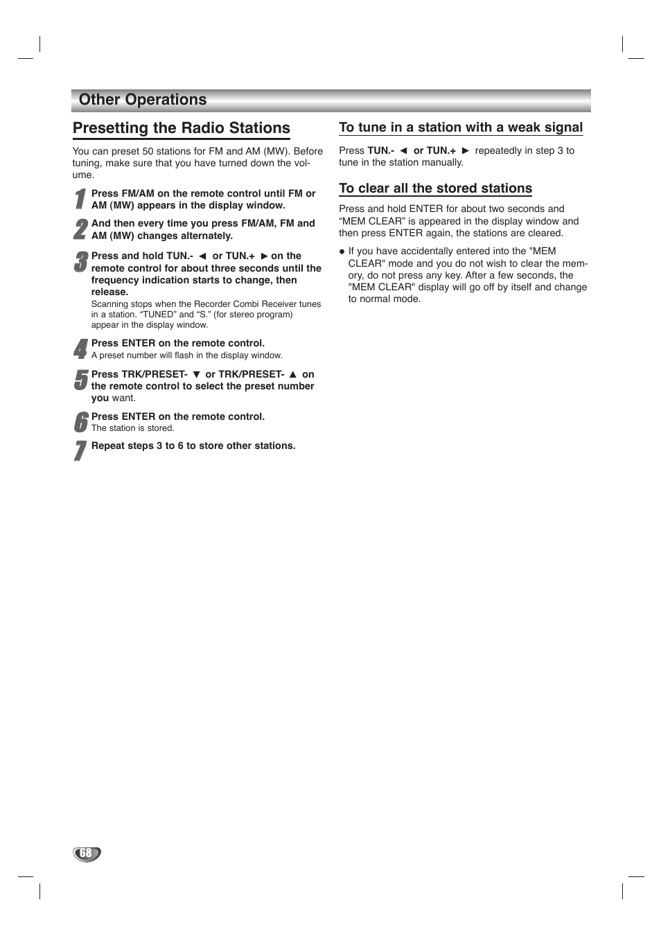 LG LHY-518 User Manual | Page 68 / 75