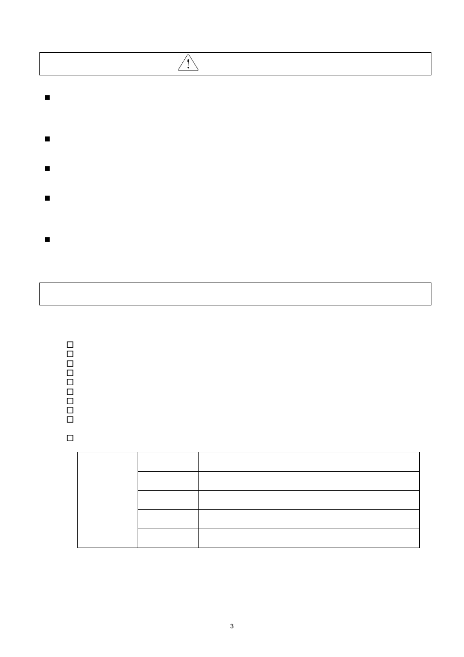Caution, Operating precautions | LG C Series User Manual | Page 3 / 127