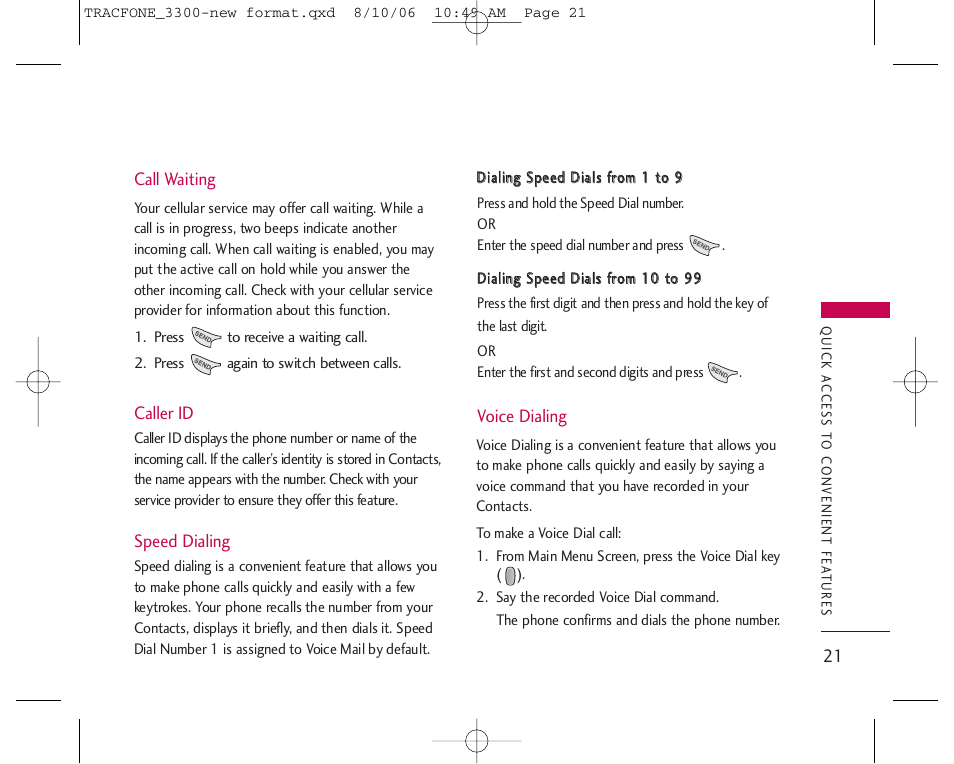 LG 3280 User Manual | Page 21 / 94