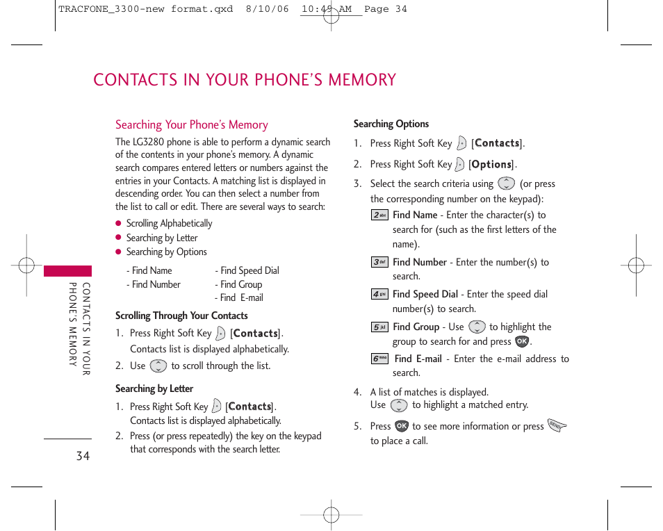 LG 3280 User Manual | Page 34 / 94