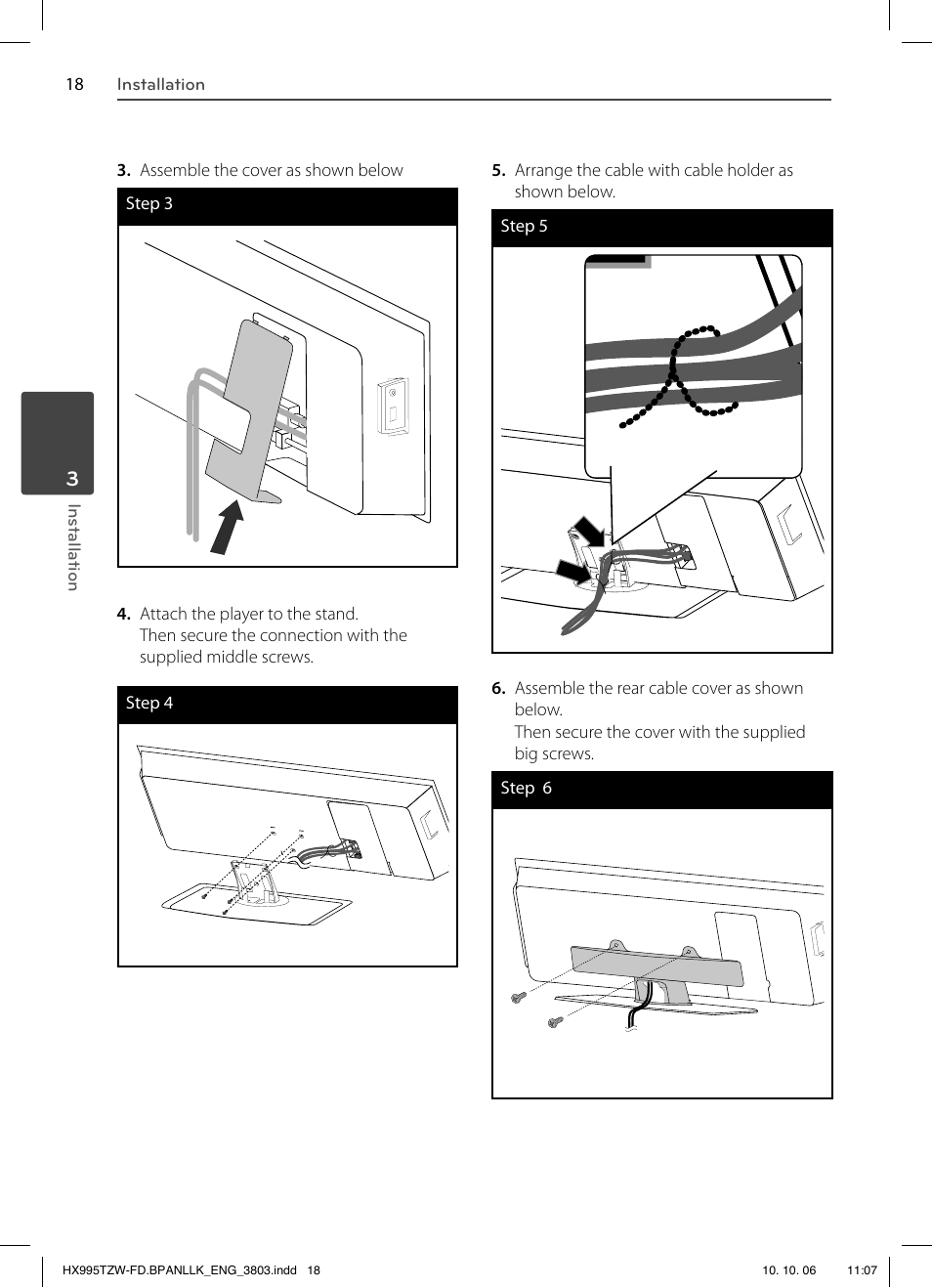 LG HX995TZW User Manual | Page 18 / 98