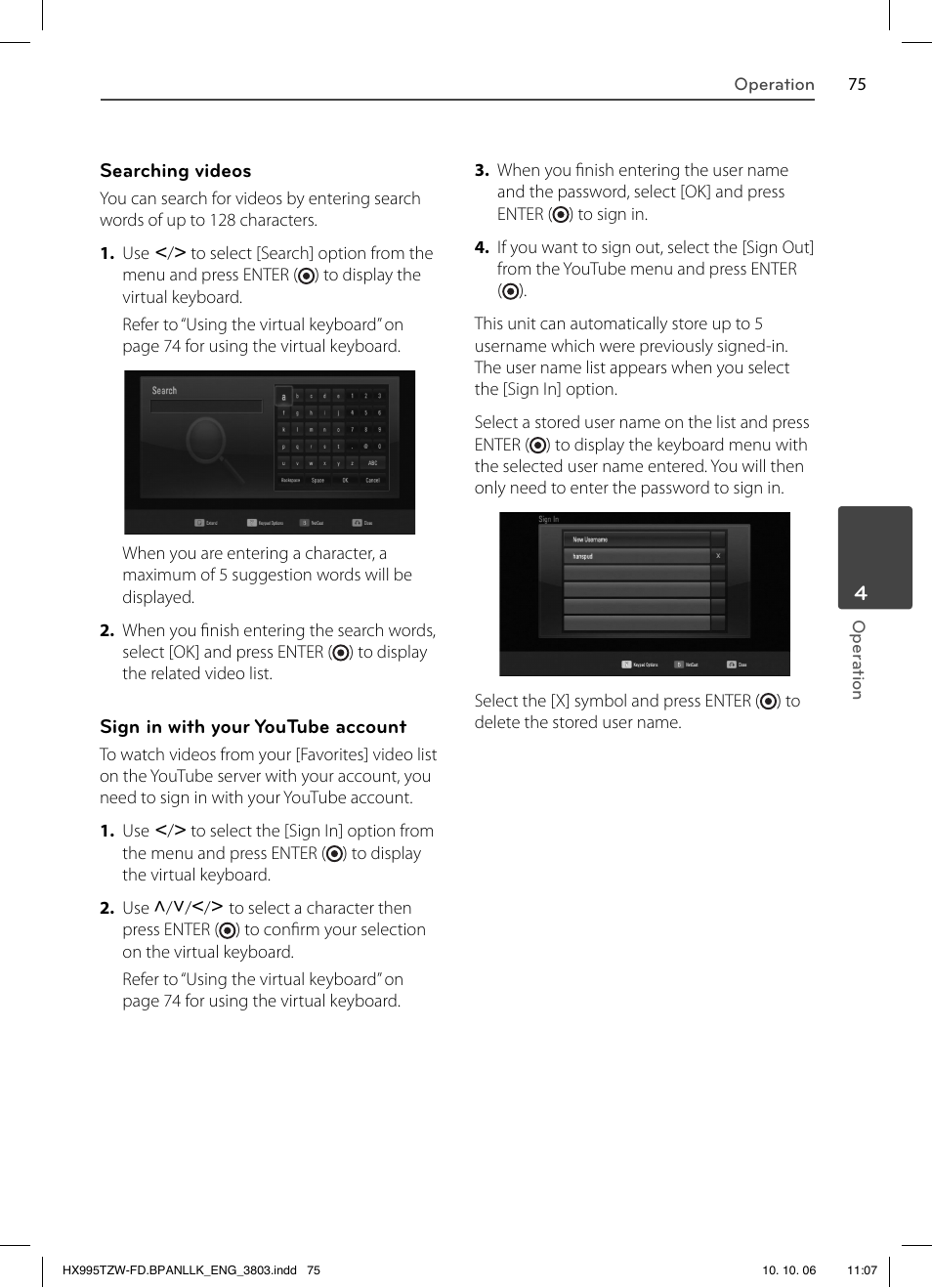 LG HX995TZW User Manual | Page 75 / 98