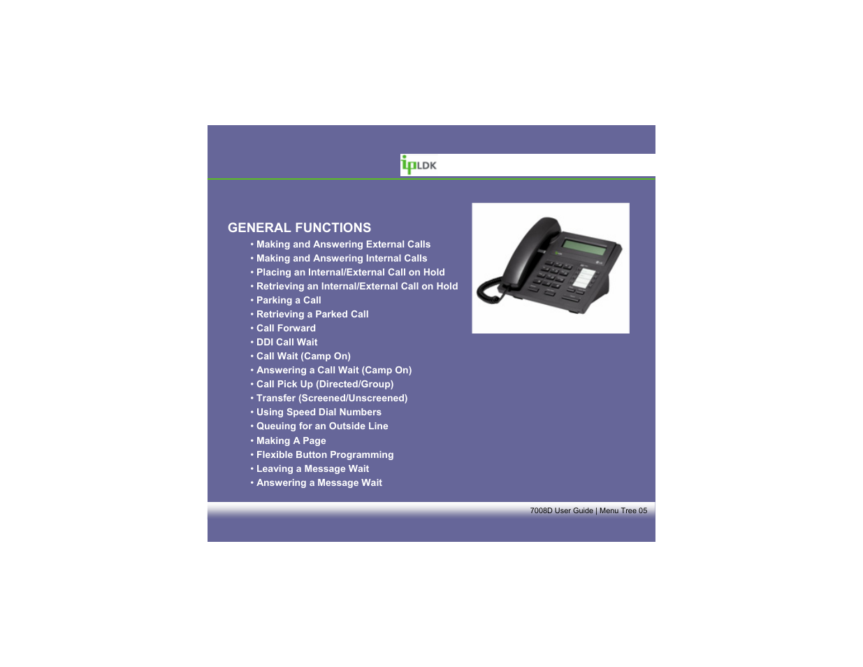 LG LDP7008D User Manual | Page 6 / 62