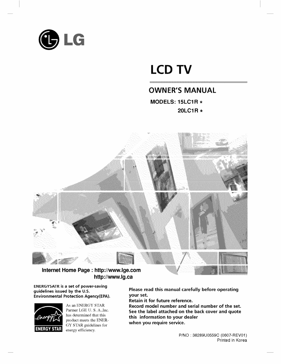 LG 200LC1R User Manual | 36 pages