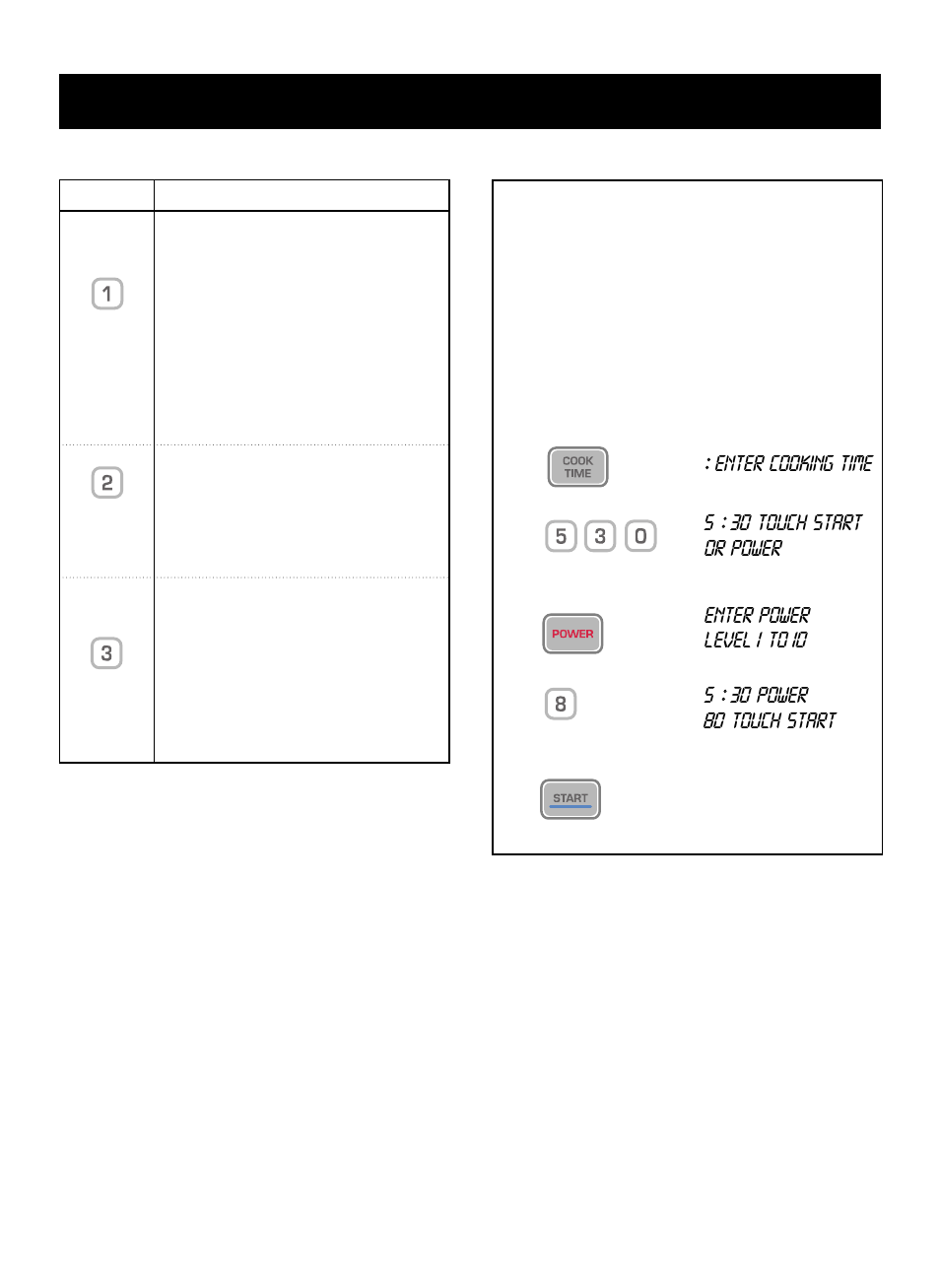 Using your microwave oven, Timed cooking, Auto defrost table | LG LCRM1240SW User Manual | Page 17 / 31