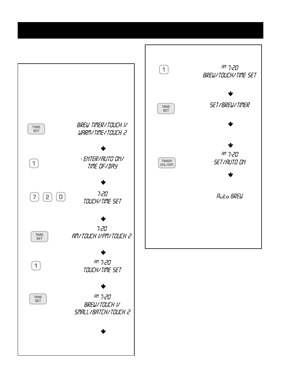 Using your coffee maker, How to set the brew timer for auto-on mode | LG LCRM1240SW User Manual | Page 25 / 31