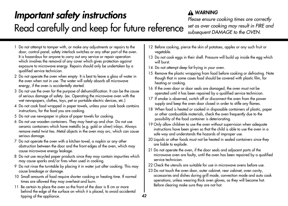 LG MC8486NL User Manual | Page 42 / 52