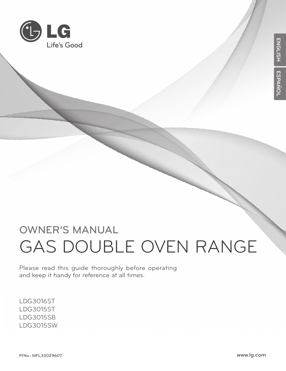 LG LDG3016ST  EN User Manual | 47 pages
