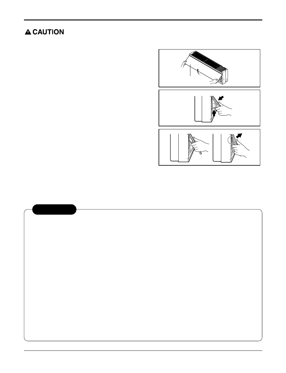 Caution | LG LA121HPMI User Manual | Page 26 / 71