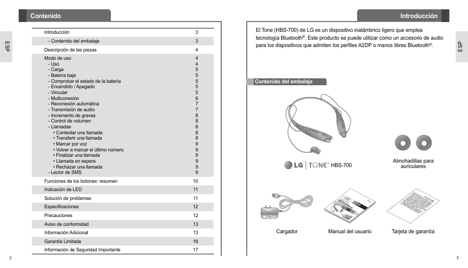 LG HBS700 User Manual | Page 10 / 18