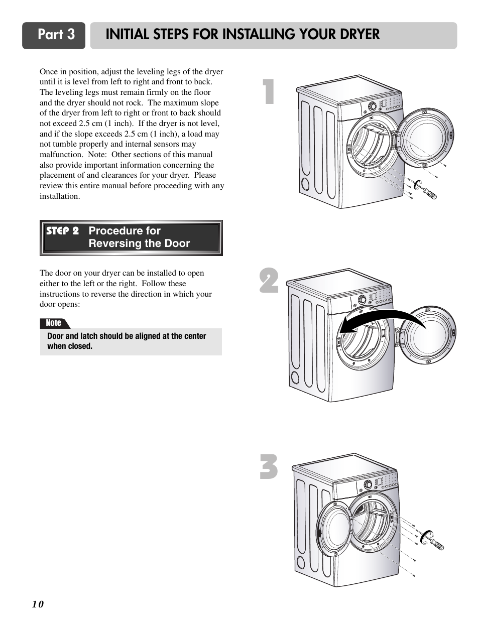 LG DLE2516W User Manual | Page 10 / 67