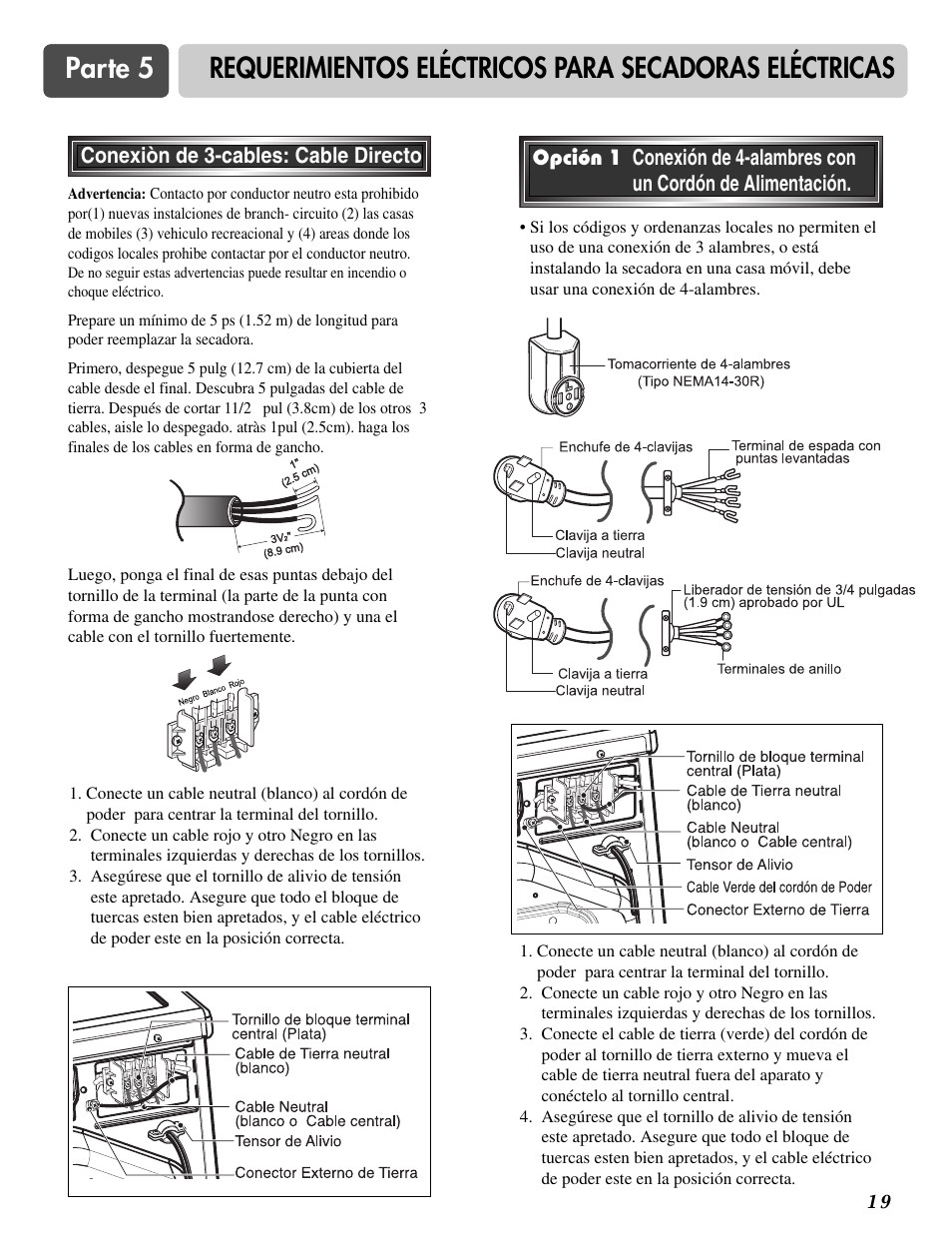 LG DLE2516W User Manual | Page 52 / 67