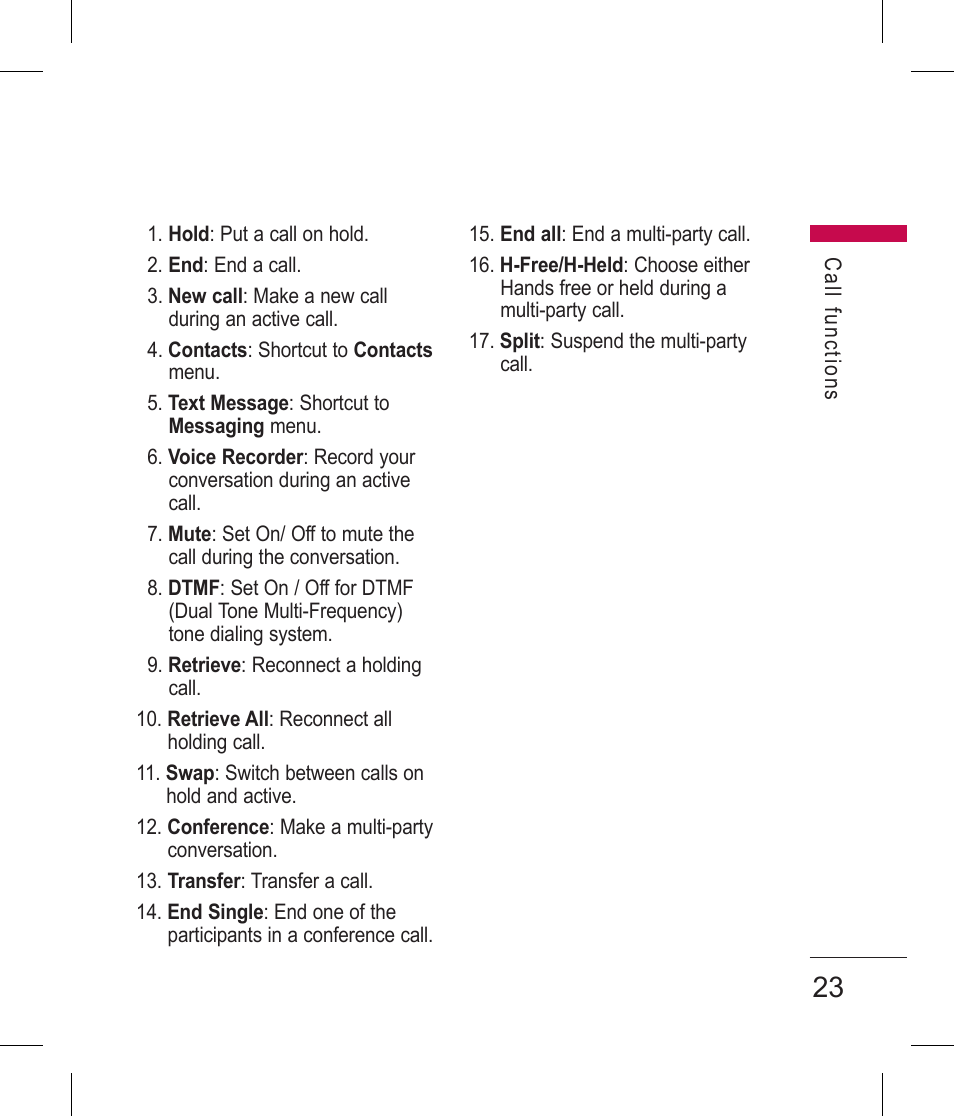 LG BLUETOOTH QDID B013918 KP199 User Manual | Page 123 / 226