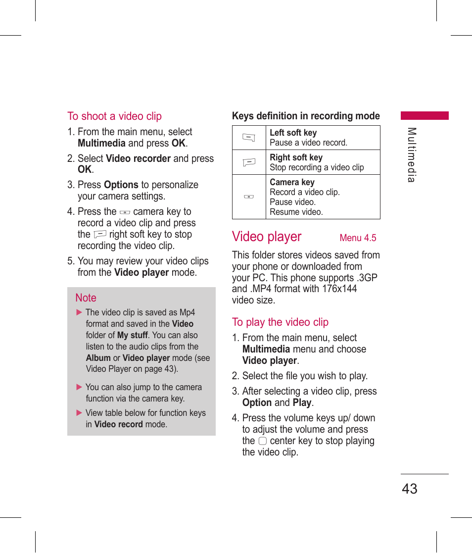 Video player | LG BLUETOOTH QDID B013918 KP199 User Manual | Page 143 / 226