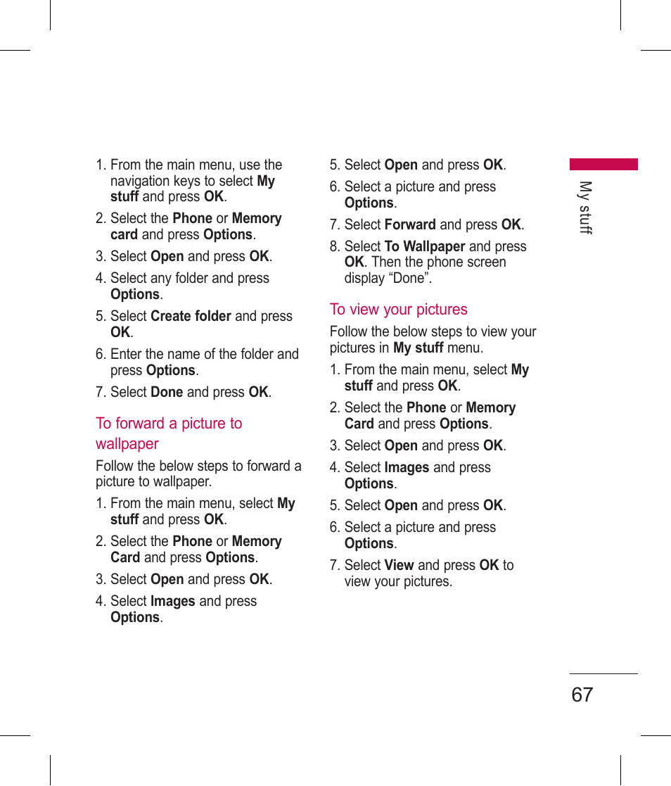LG BLUETOOTH QDID B013918 KP199 User Manual | Page 167 / 226