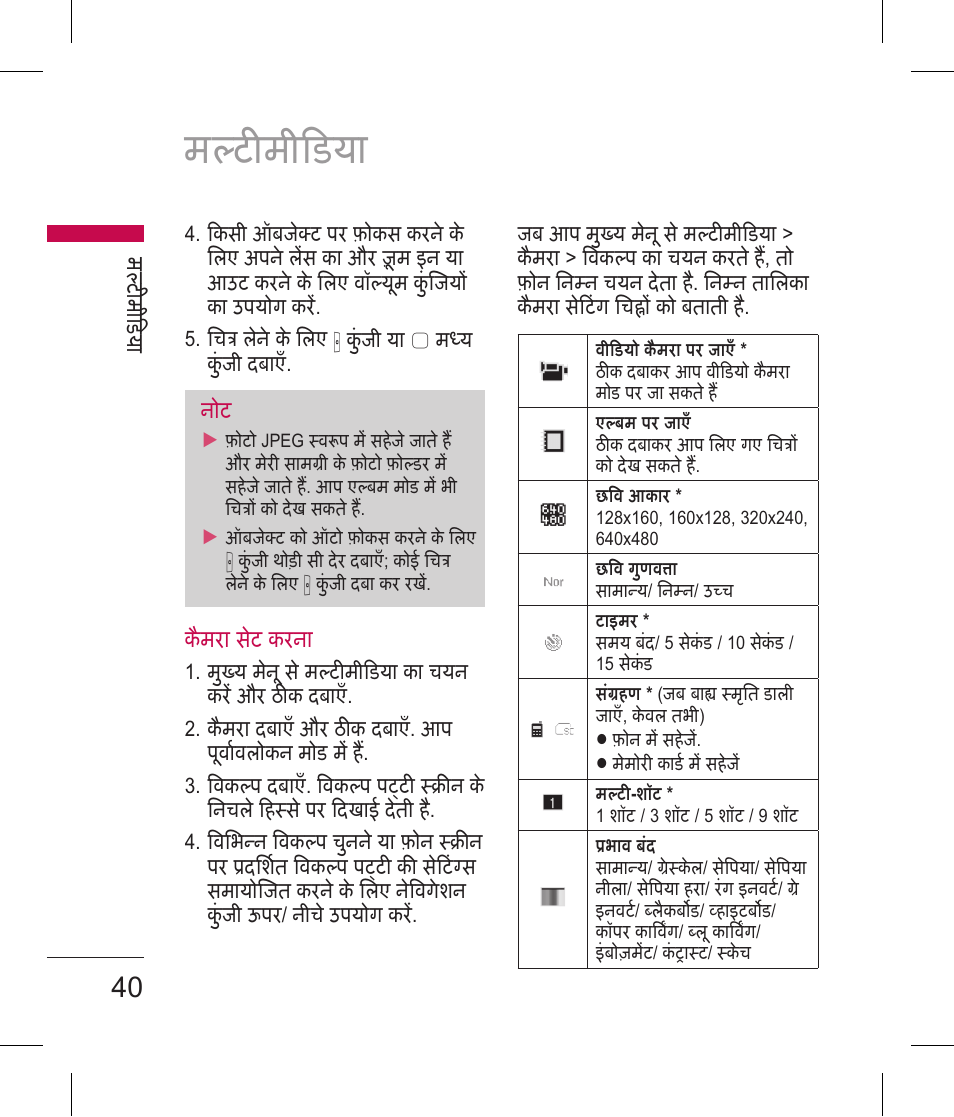मटमीडय | LG BLUETOOTH QDID B013918 KP199 User Manual | Page 42 / 226
