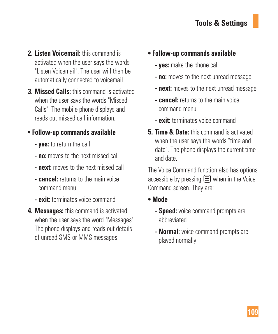 LG ARENA User Manual | Page 113 / 149