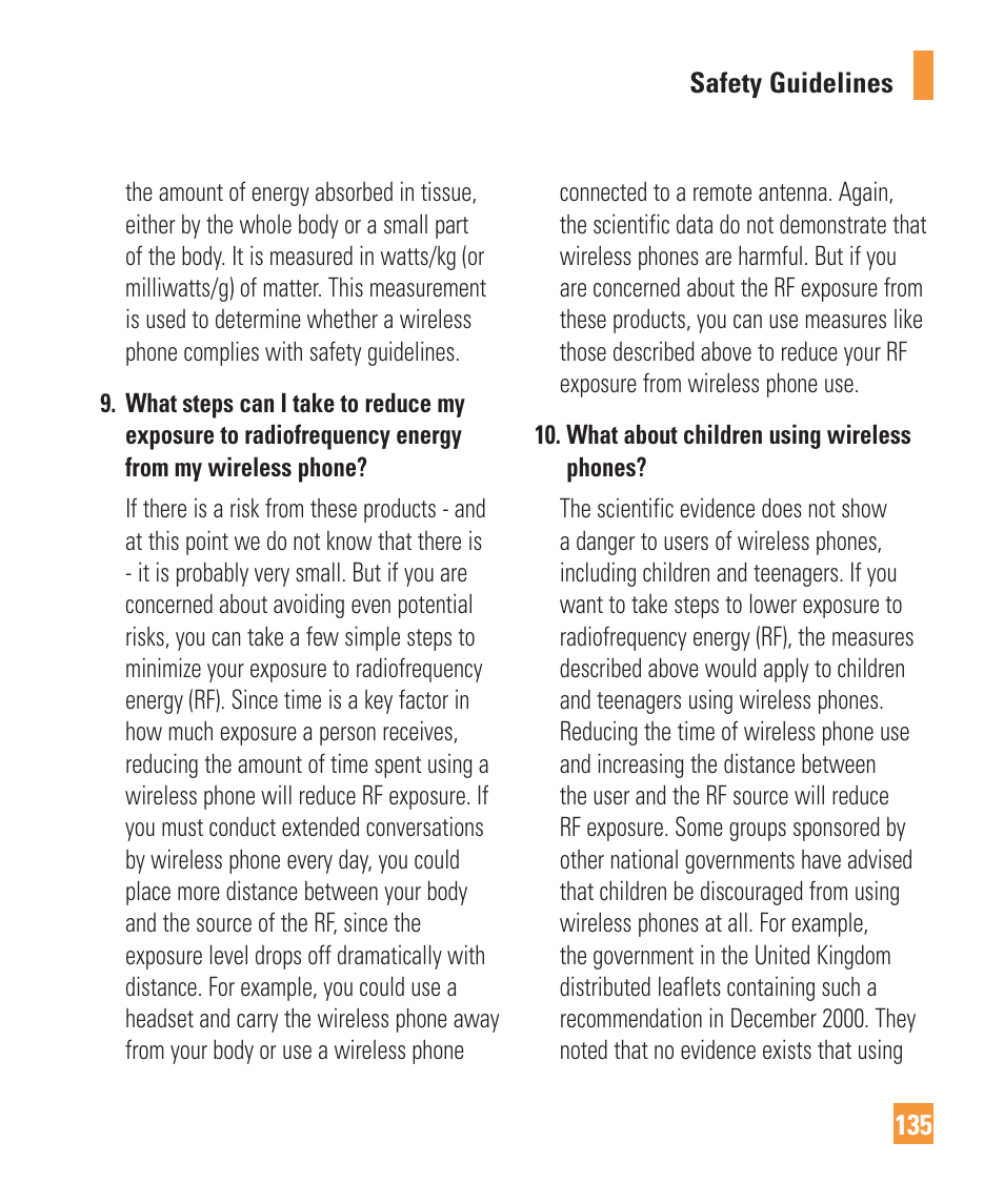 LG ARENA User Manual | Page 139 / 149