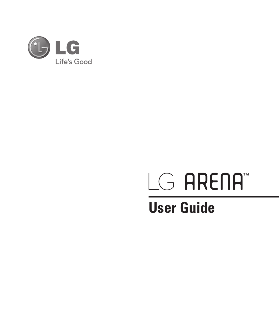 LG ARENA User Manual | Page 5 / 149