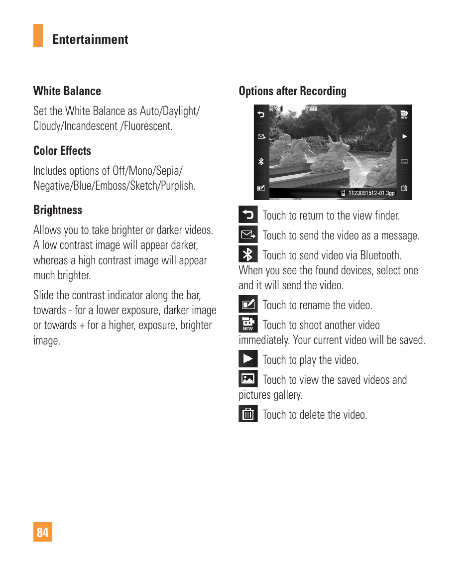 LG ARENA User Manual | Page 88 / 149