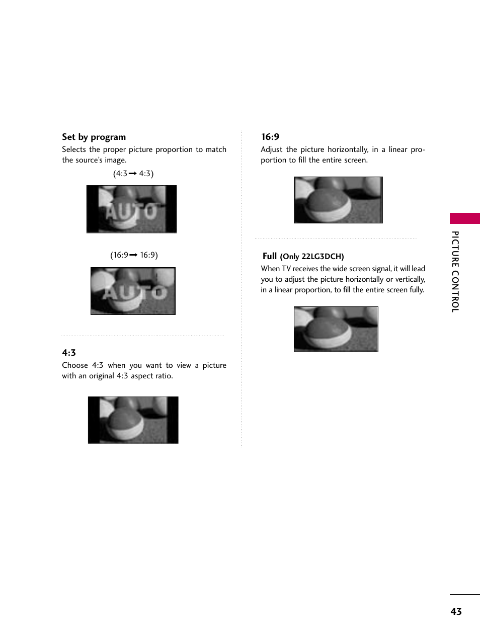 LG 323DCH User Manual | Page 45 / 88