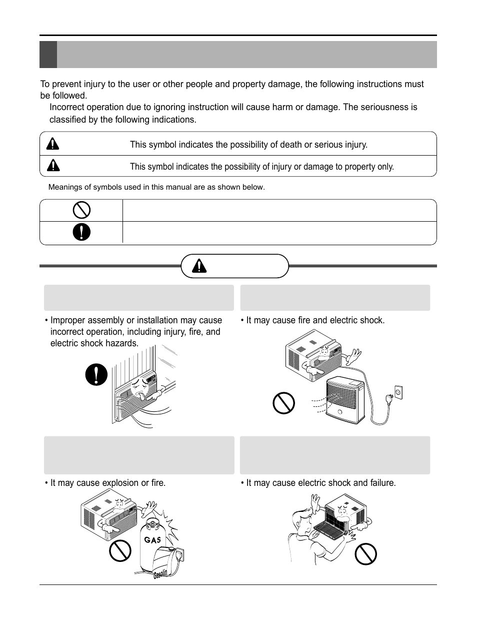Safety precautions, Warning, Warning caution | LG HB8004R User Manual | Page 3 / 40