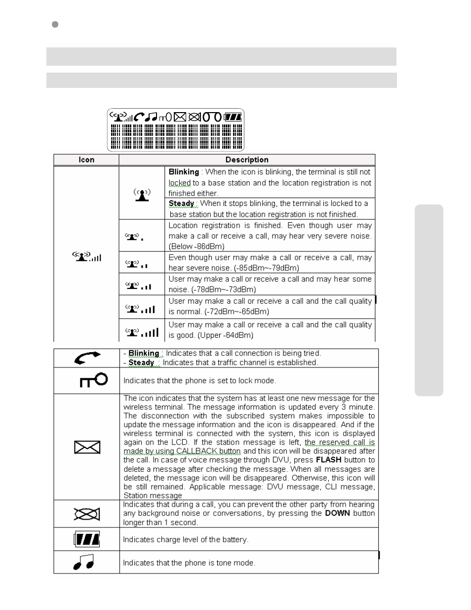 Dect suppliment, Aria, 20w dect supplement | LG Aria 20A User Manual | Page 24 / 27