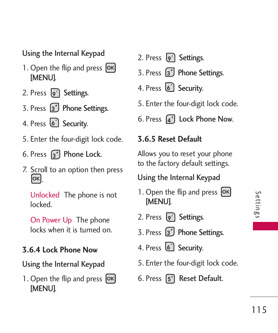 LG ELLIPSE 9250  ES User Manual | Page 117 / 351