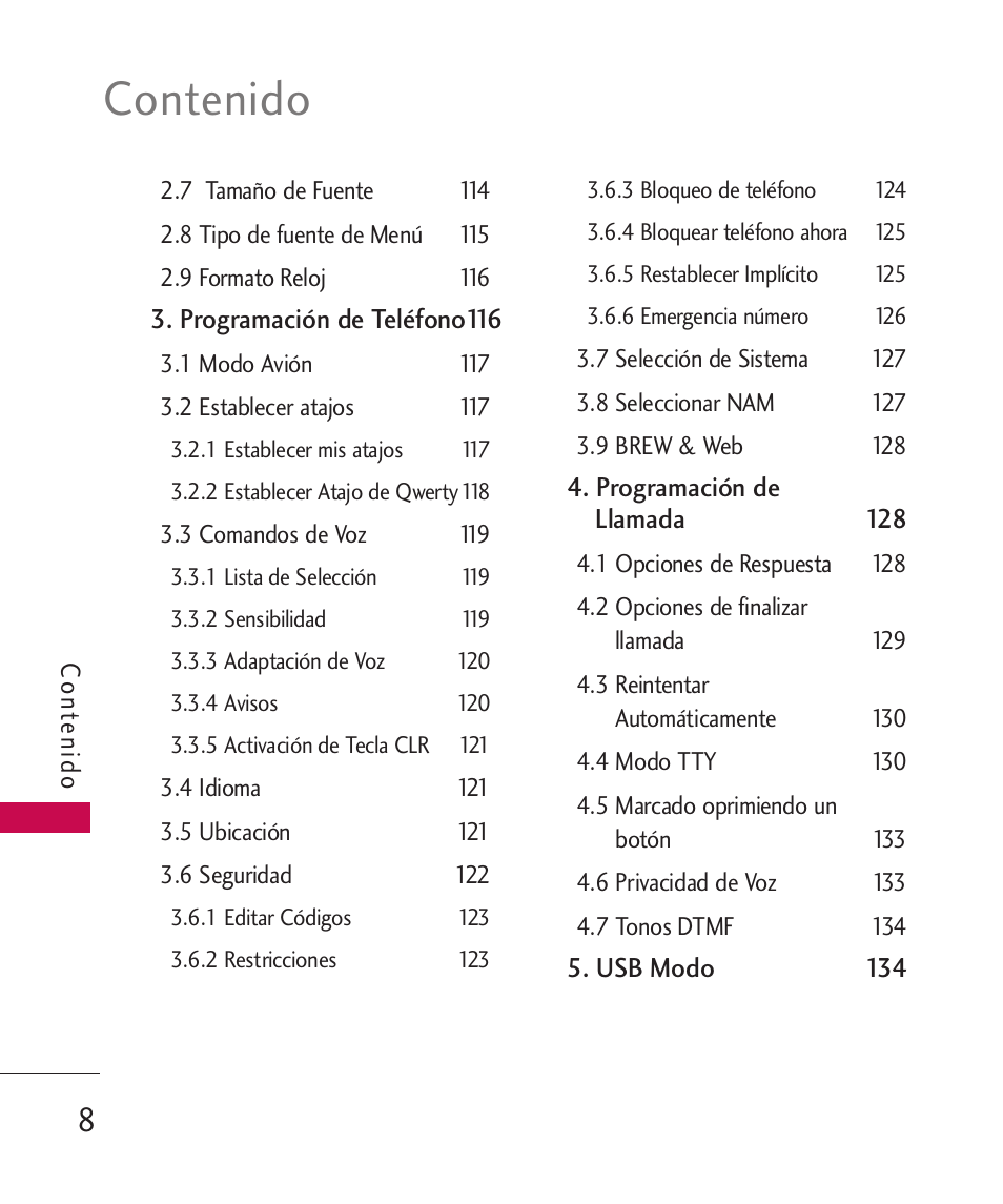 LG ELLIPSE 9250  ES User Manual | Page 176 / 351