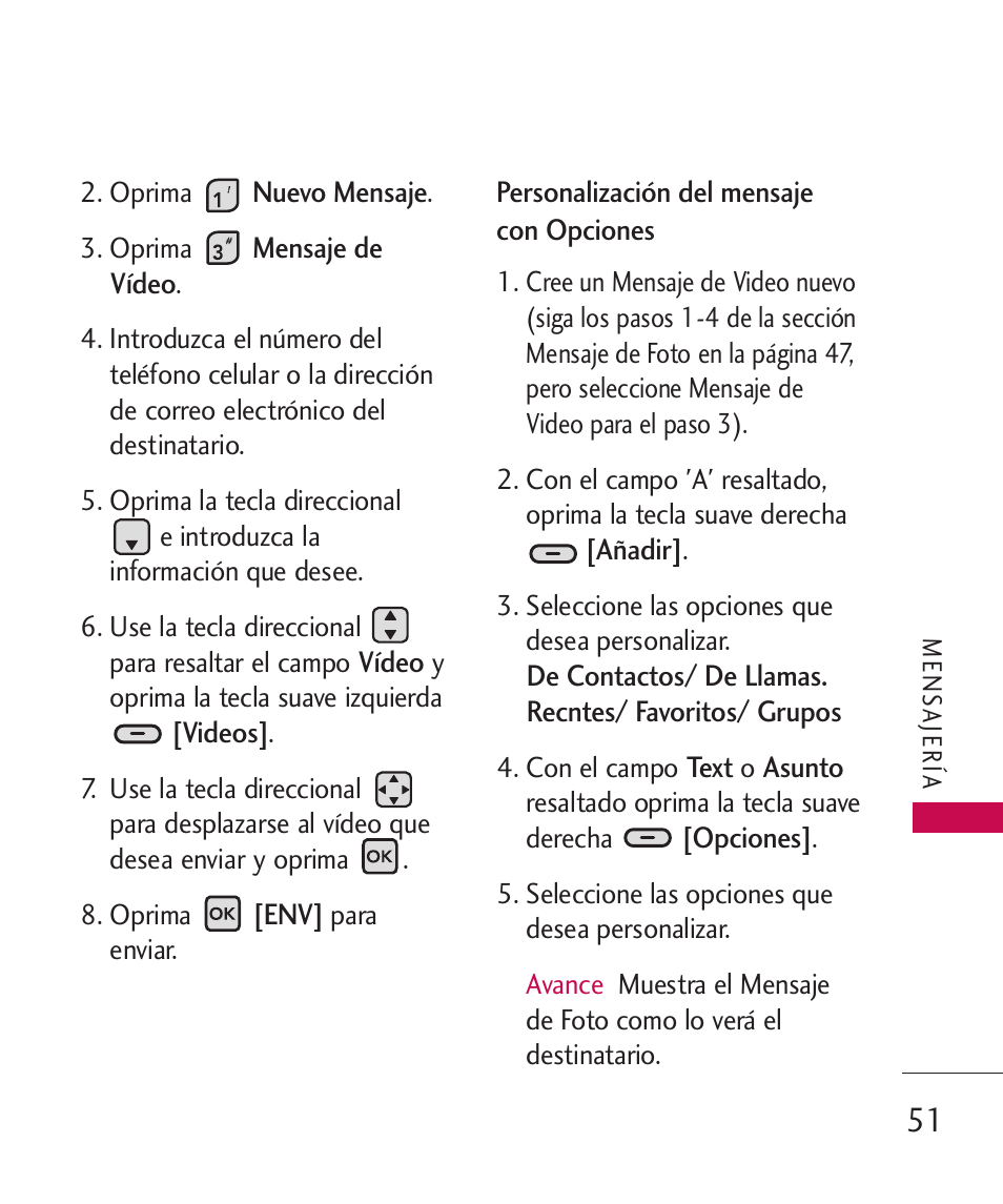 LG ELLIPSE 9250  ES User Manual | Page 219 / 351