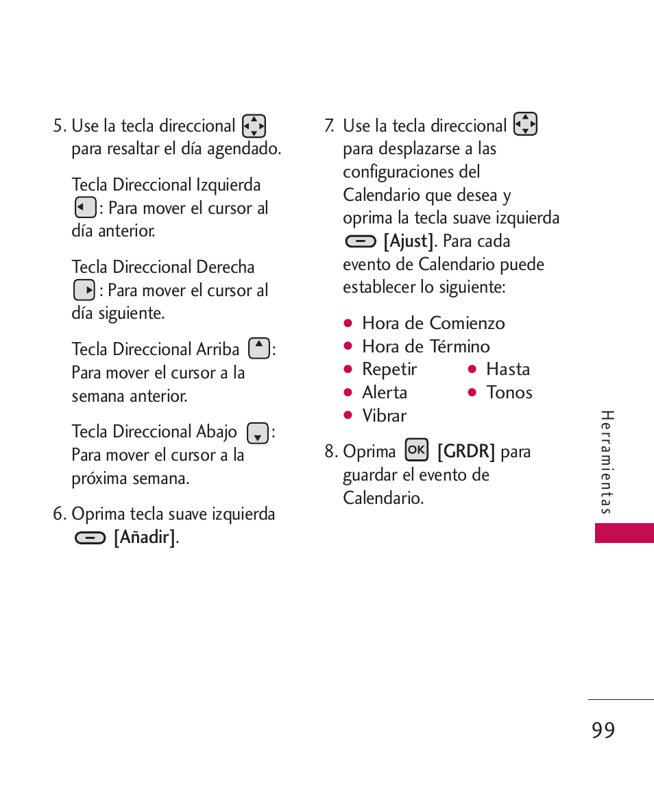 LG ELLIPSE 9250  ES User Manual | Page 267 / 351