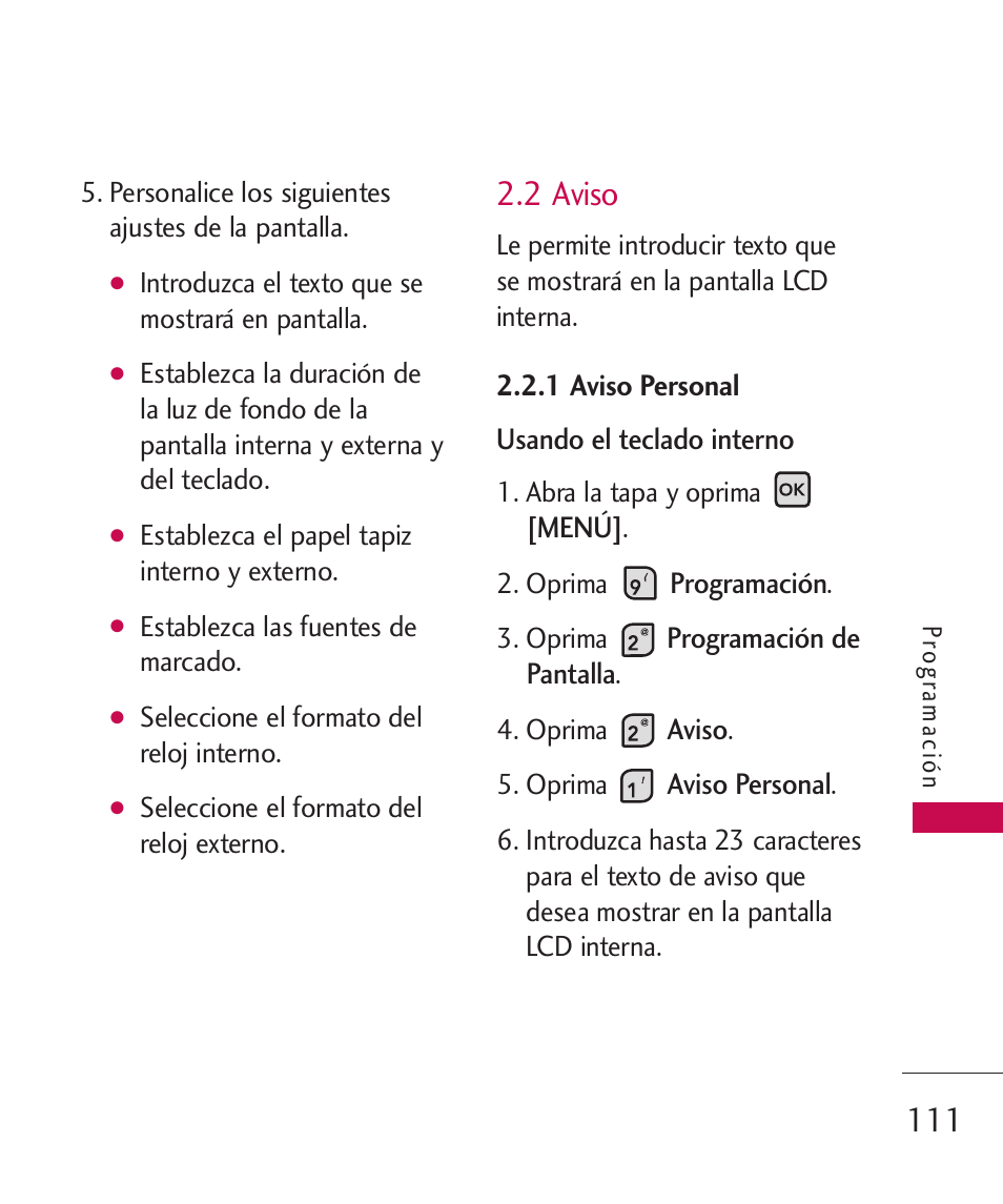 2 aviso | LG ELLIPSE 9250  ES User Manual | Page 279 / 351