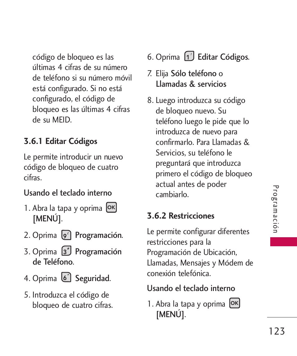 LG ELLIPSE 9250  ES User Manual | Page 291 / 351