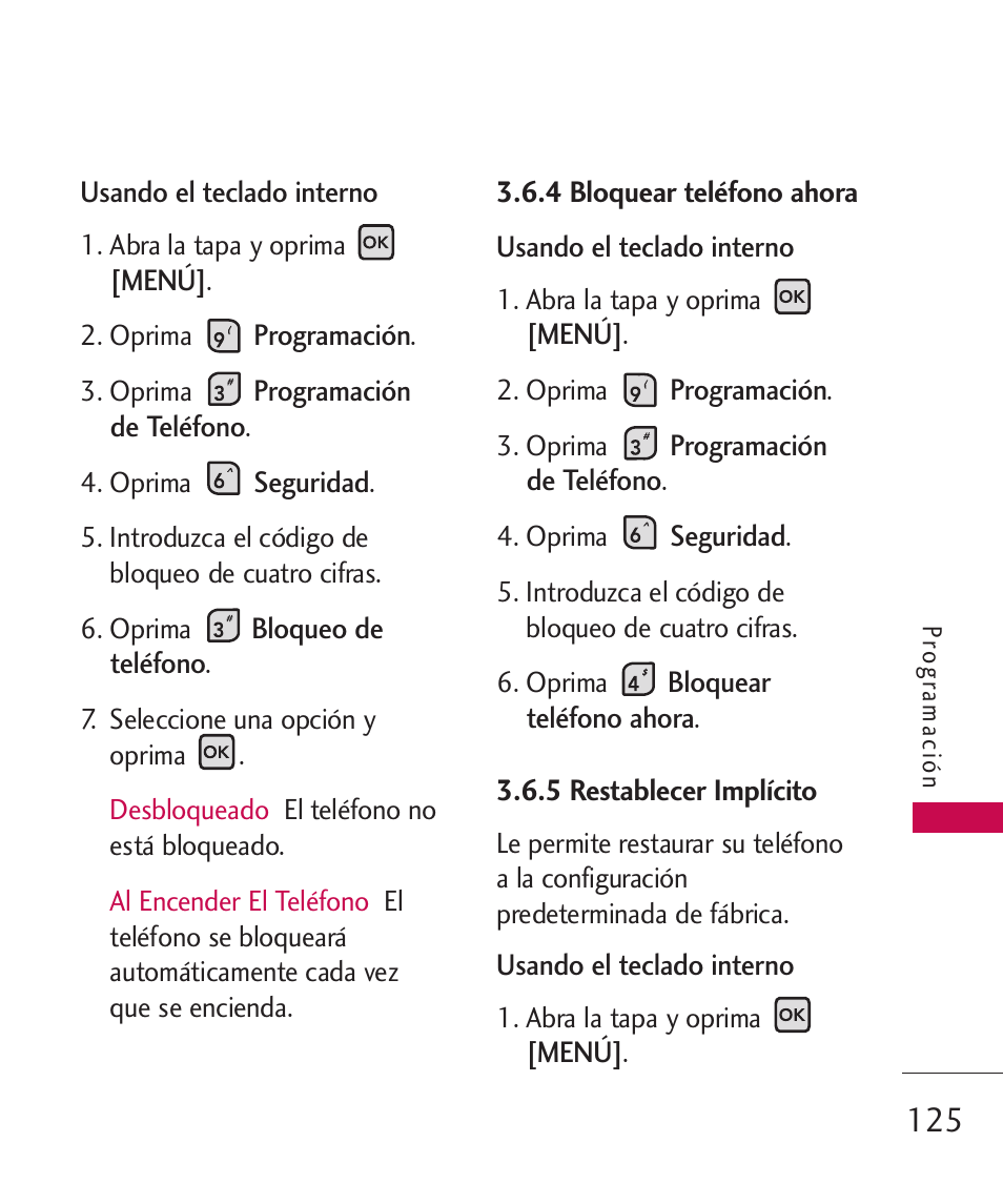 LG ELLIPSE 9250  ES User Manual | Page 293 / 351