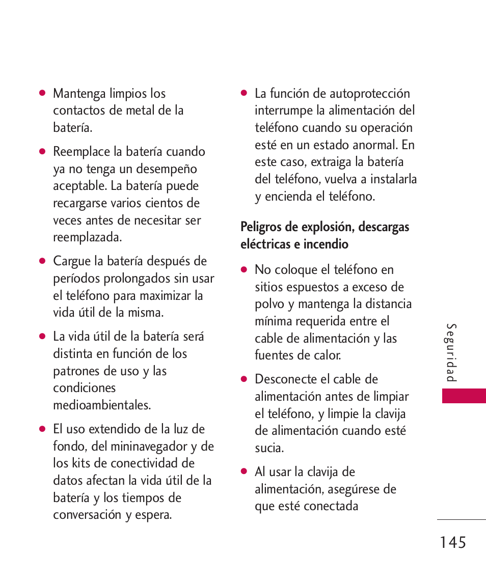 LG ELLIPSE 9250  ES User Manual | Page 313 / 351