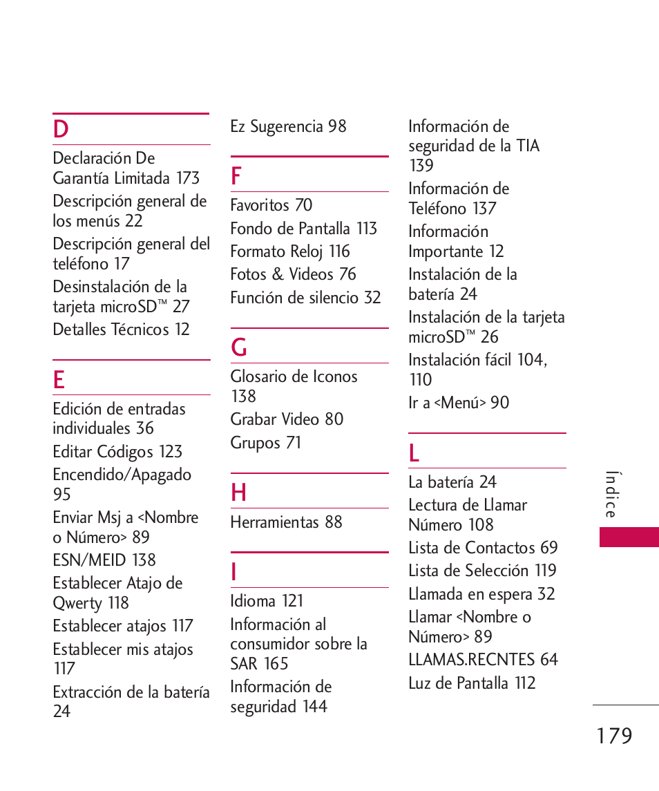LG ELLIPSE 9250  ES User Manual | Page 347 / 351