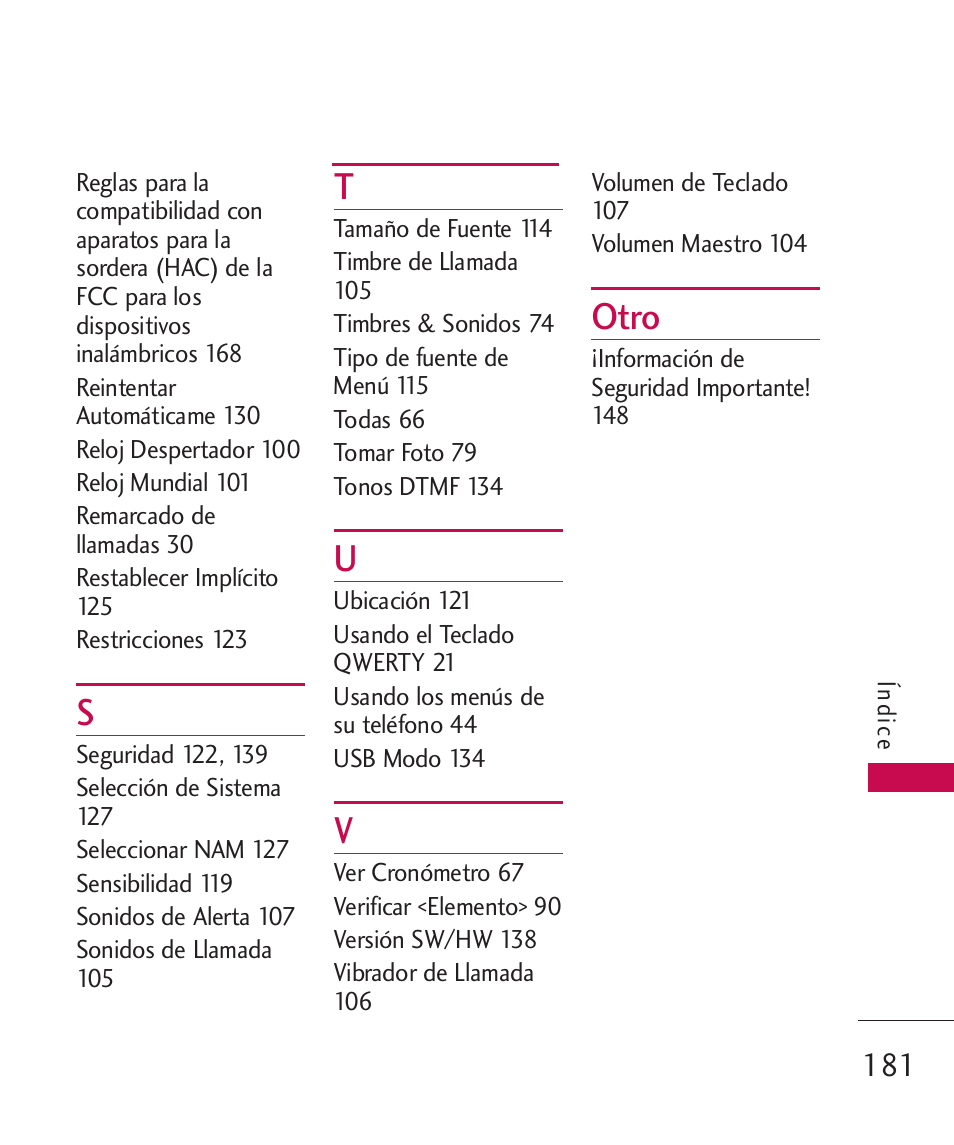 Otro | LG ELLIPSE 9250  ES User Manual | Page 349 / 351