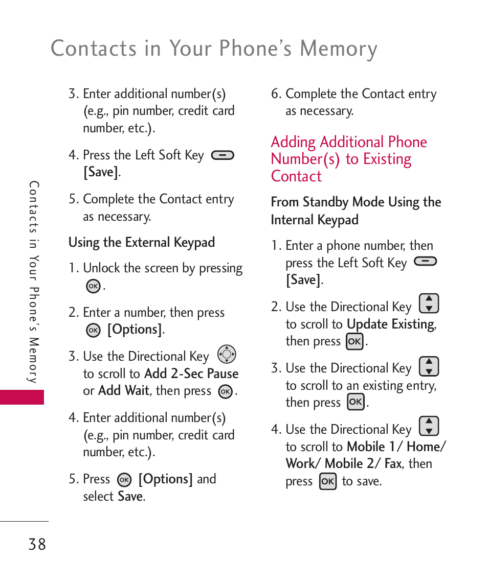 LG ELLIPSE 9250  ES User Manual | Page 40 / 351