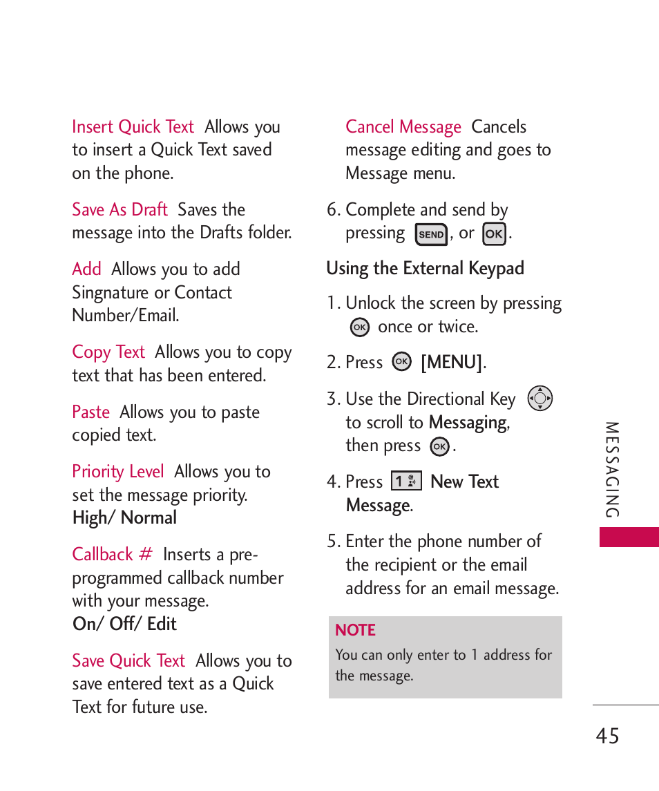 LG ELLIPSE 9250  ES User Manual | Page 47 / 351