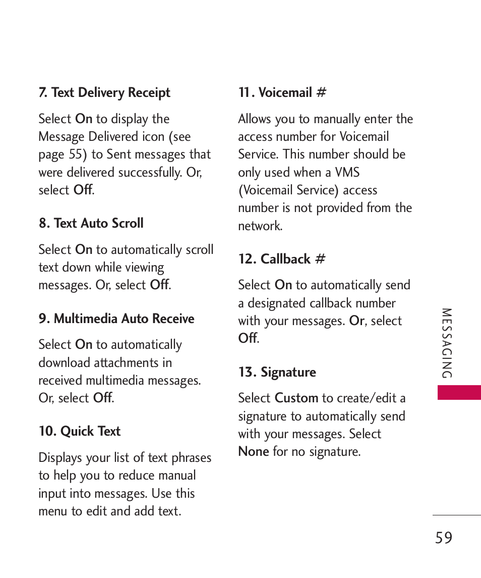 LG ELLIPSE 9250  ES User Manual | Page 61 / 351