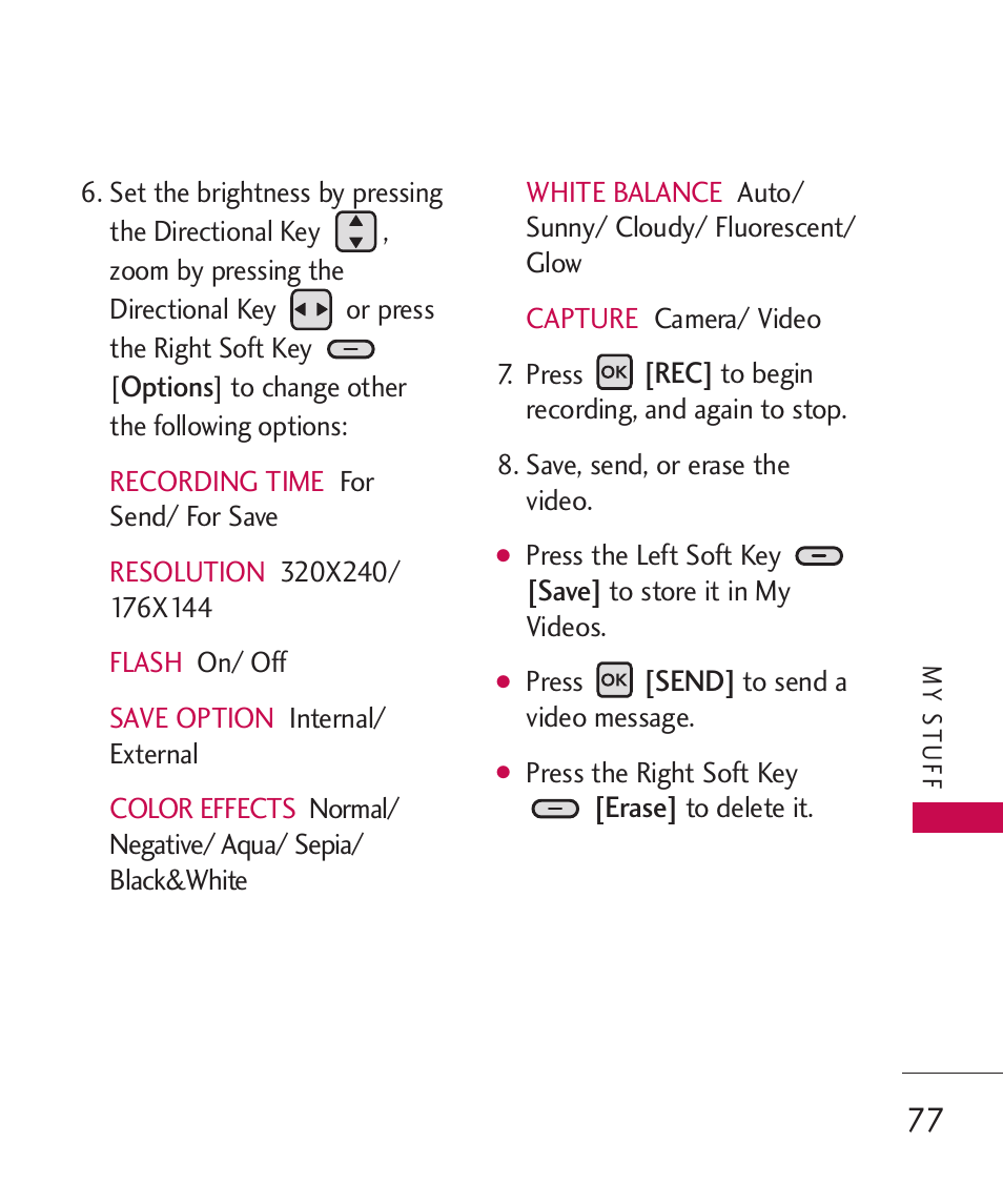 LG ELLIPSE 9250  ES User Manual | Page 79 / 351