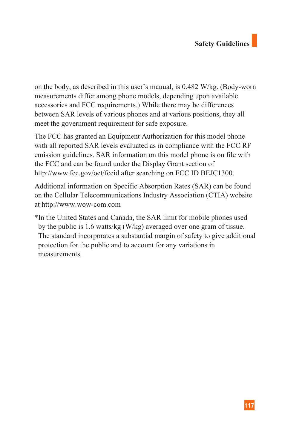 LG C1300 User Manual | Page 120 / 134