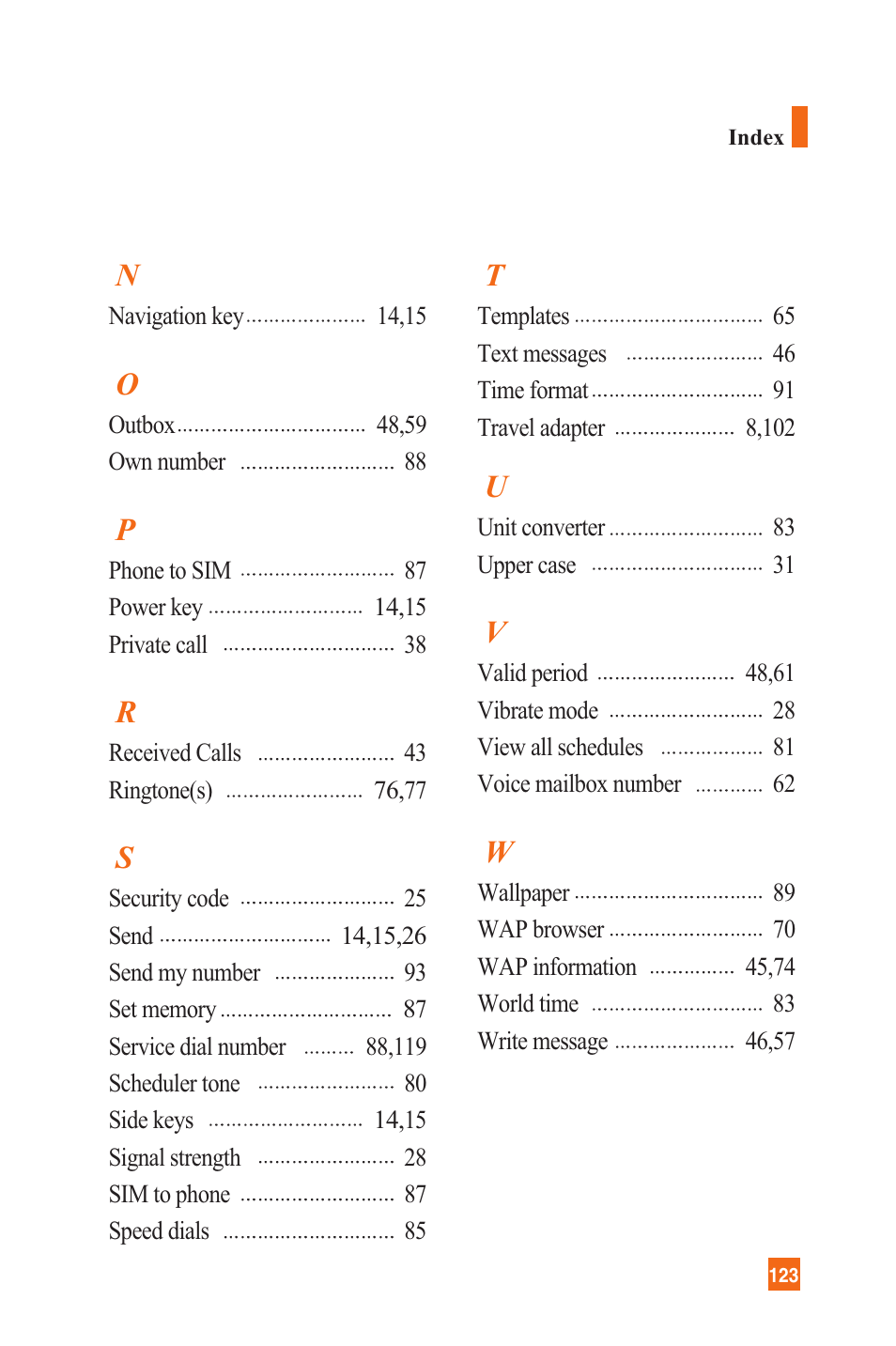 LG C1300 User Manual | Page 126 / 134