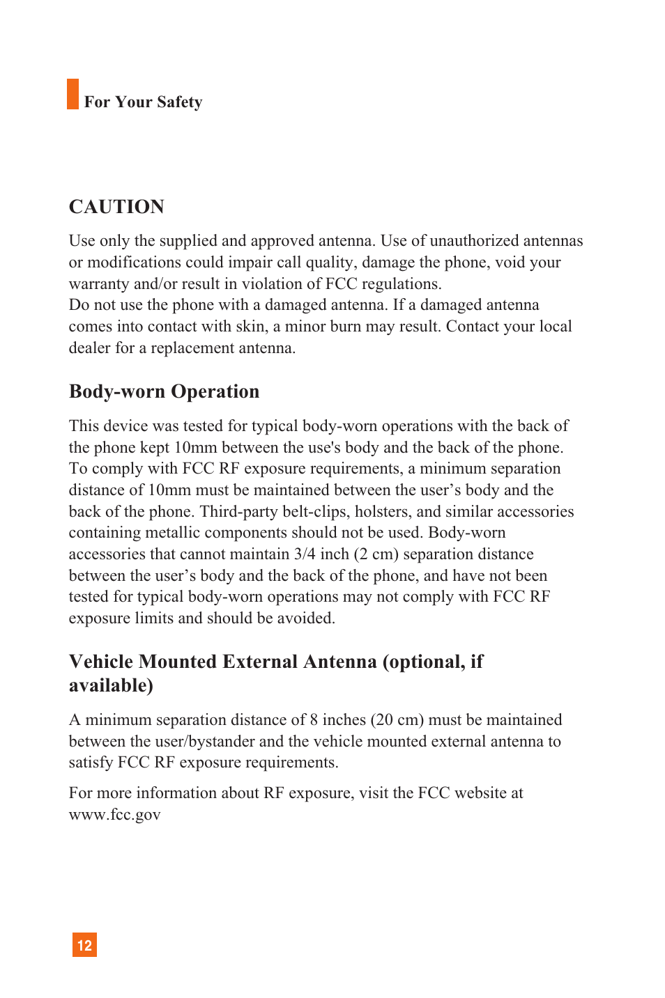 LG C1300 User Manual | Page 15 / 134